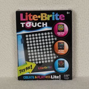 Lite-Brite Touch Interactive Light Art Toy Create Play Animate Ages 6+ Portable